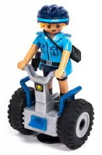Set jucării Playmobil Policewoman with Balance Racer