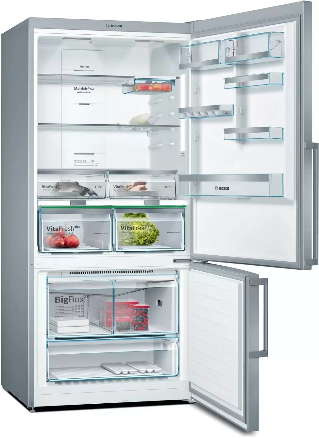 Frigider Bosch KGN86AI30U, inox