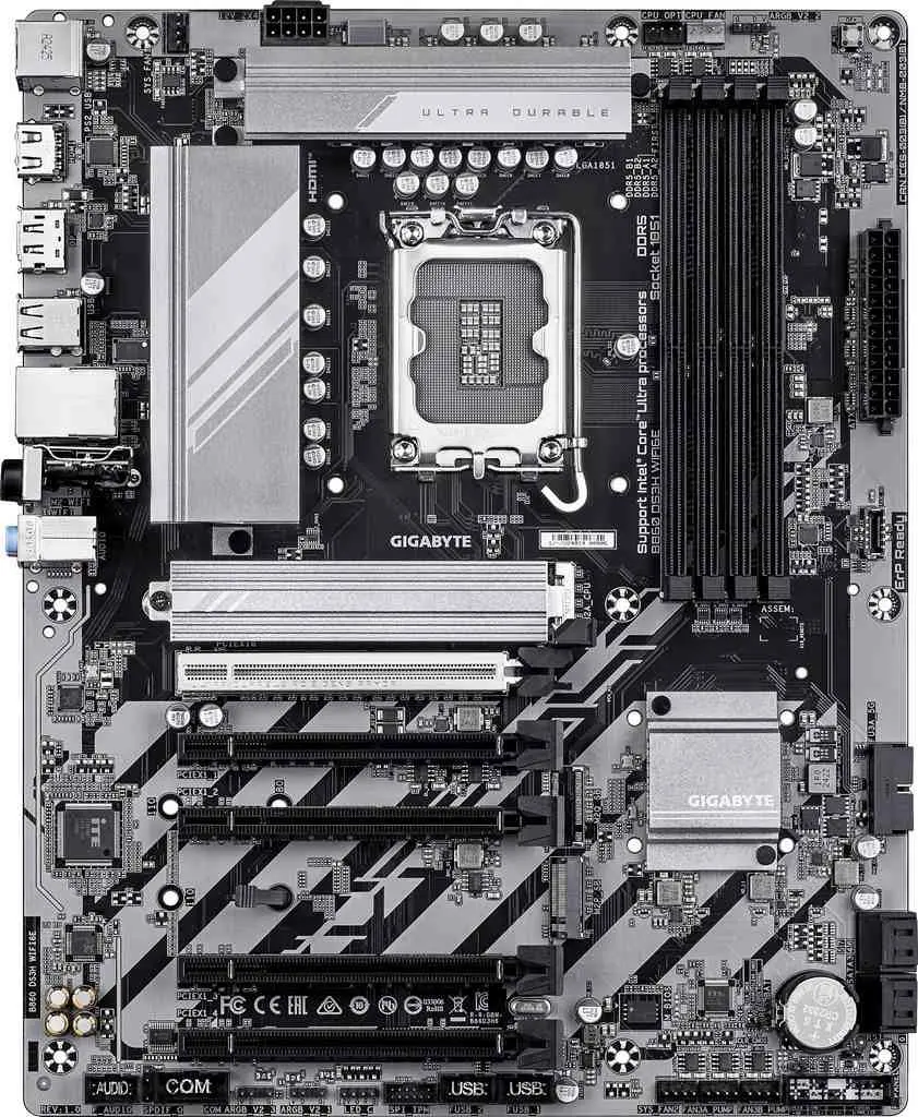 Материнская плата Gigabyte B860 DS3H Wi-Fi6E