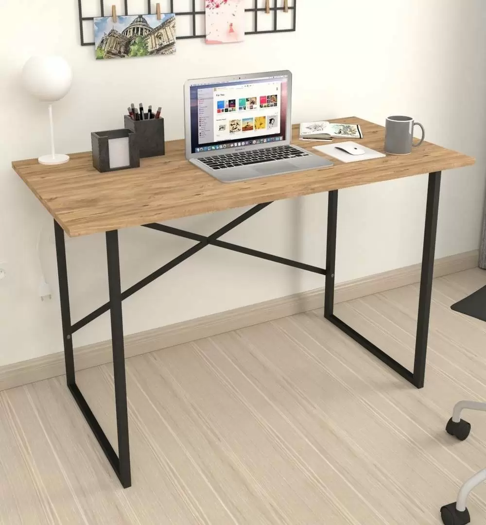 Masă de birou Fabulous 60x120cm, pin/negru