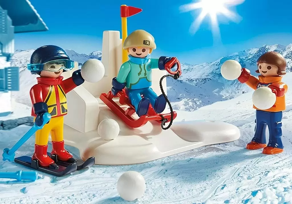 Игровой набор Playmobil Snowball Fight