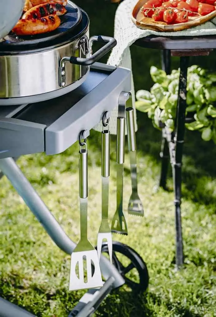 Set ustensile pentru barbeque Adler AD-6730, alb
