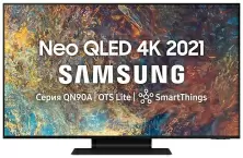 Телевизор Samsung QE50QN90AAUXUA, черный