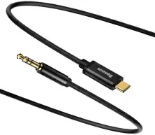 Аудио кабель Baseus Type-C To 3.5mm M01, черный