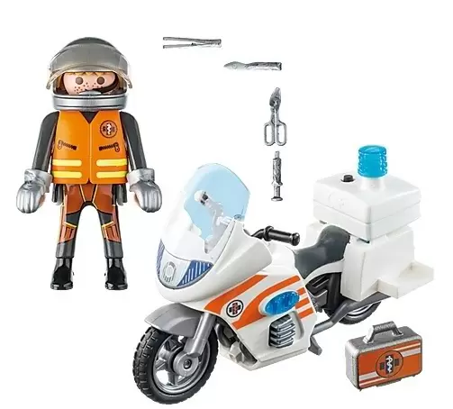 Игровой набор Playmobil Emergency Motorbike