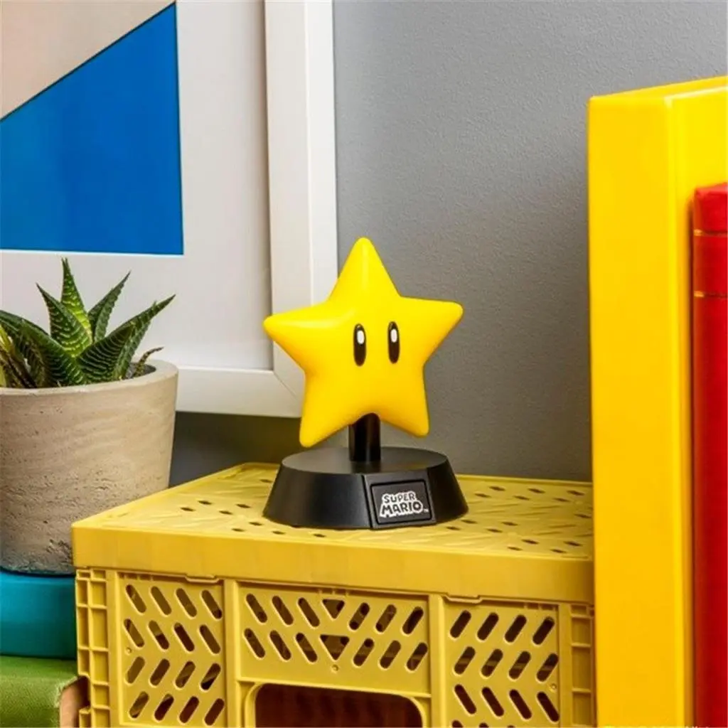 Ночной светильник Paladone Super Mario Super Star Icon Light V3 PP6361NNV3ID, желтый на tehnoparc.md Ночной светильник Paladone Super Mario Super Star Icon Light V3 PP6361NNV3ID, желтый