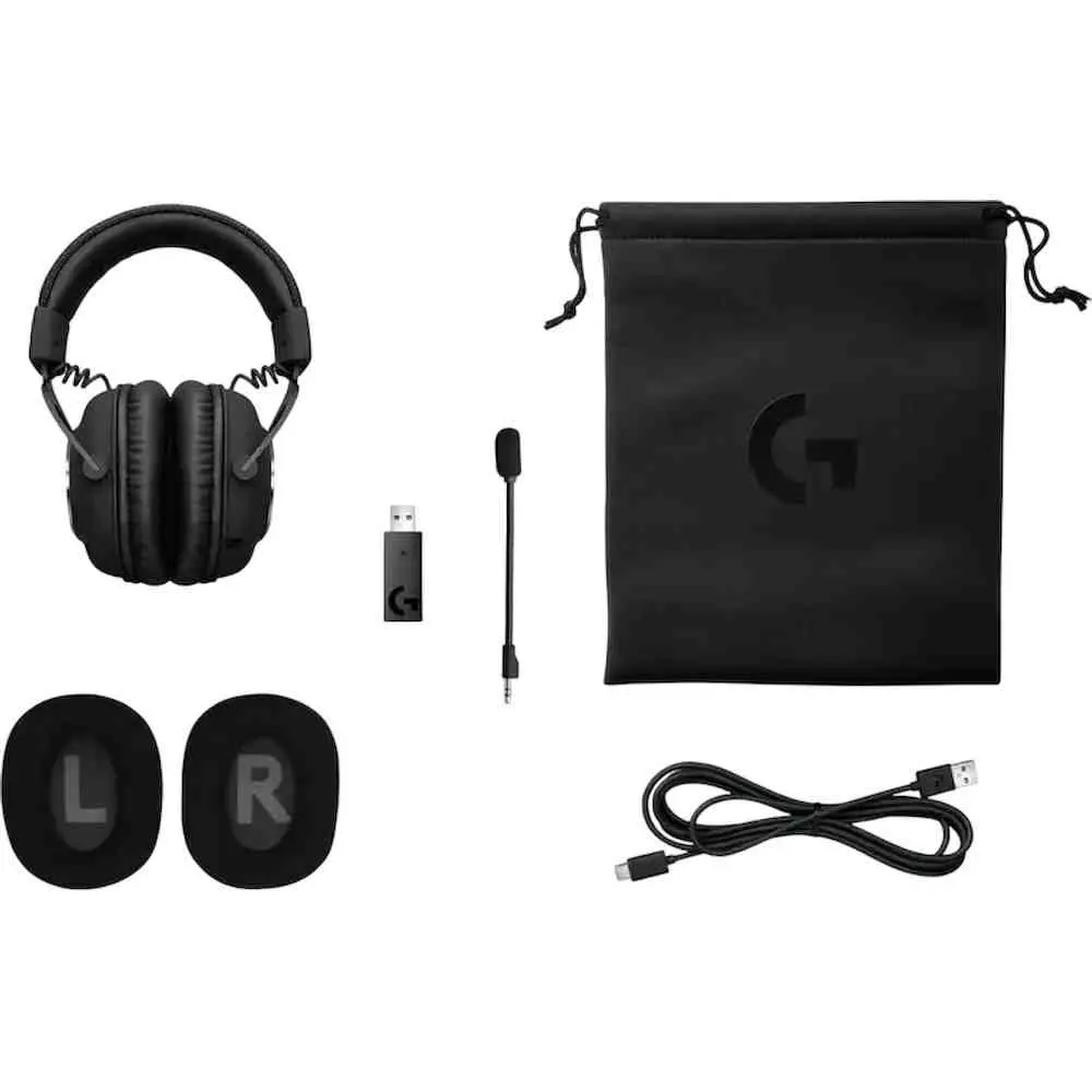 Наушники Logitech G Pro X, черный на tehnoparc.md Наушники Logitech G Pro X, черный