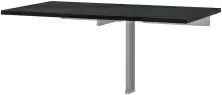 Стол IKEA Bjursta 90x50см, черно-коричневый