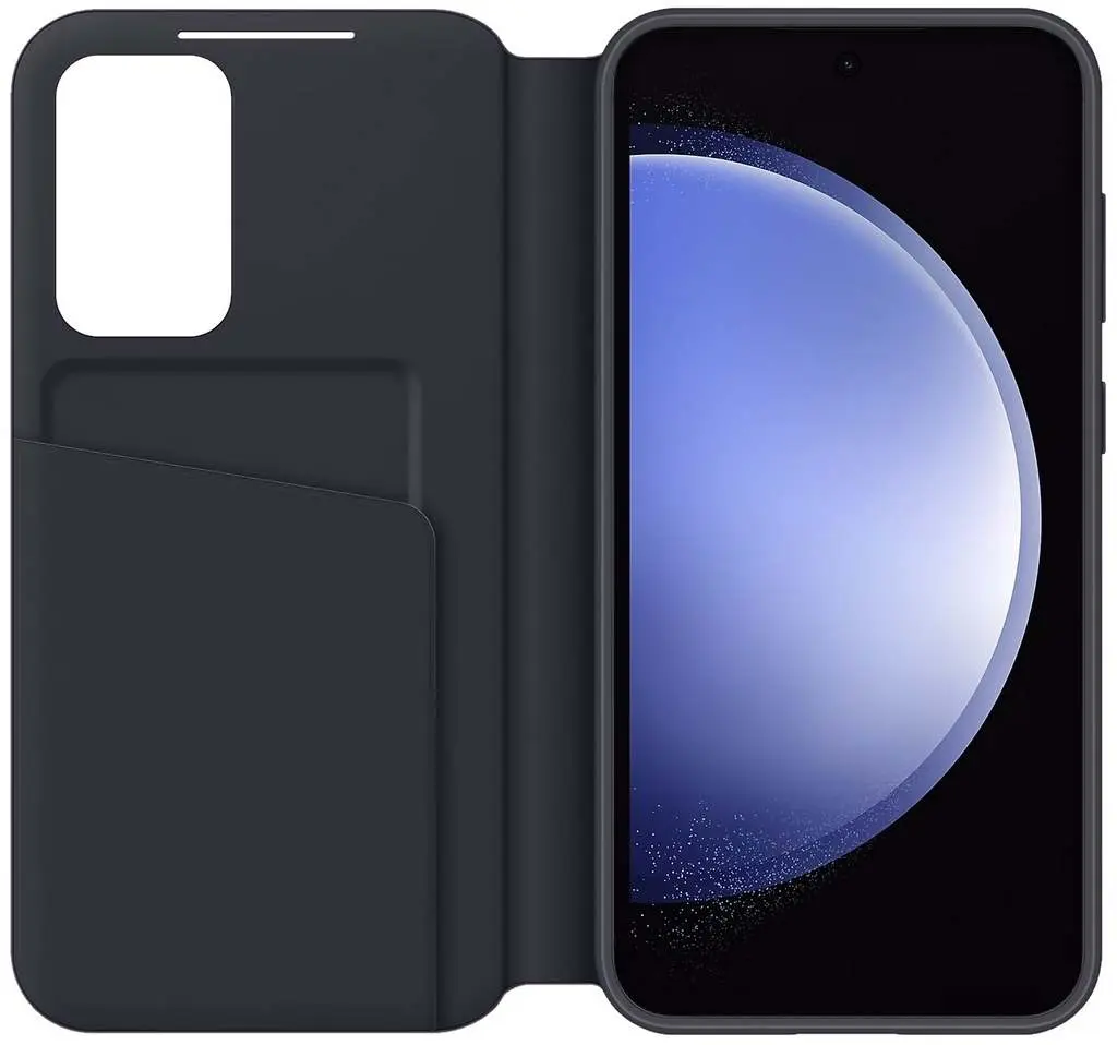 Husă de protecție Samsung Smart View Wallet Case Galaxy S23 FE, negru