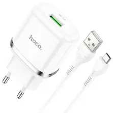 Încărcător Hoco N3 Special Micro USB, alb