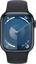 Умные часы Apple Watch Series 9 GPS 41mm, Midnight Aluminium Case with Midnight Sport Band S/M