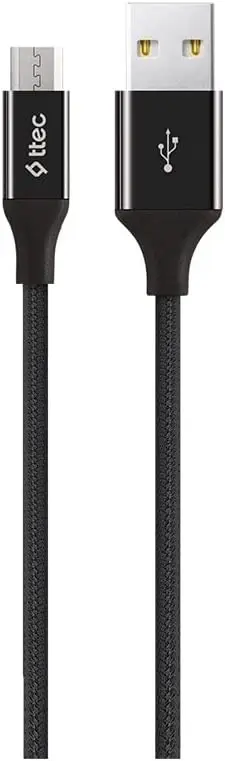USB Кабель ttec USB to Micro 1m, черный