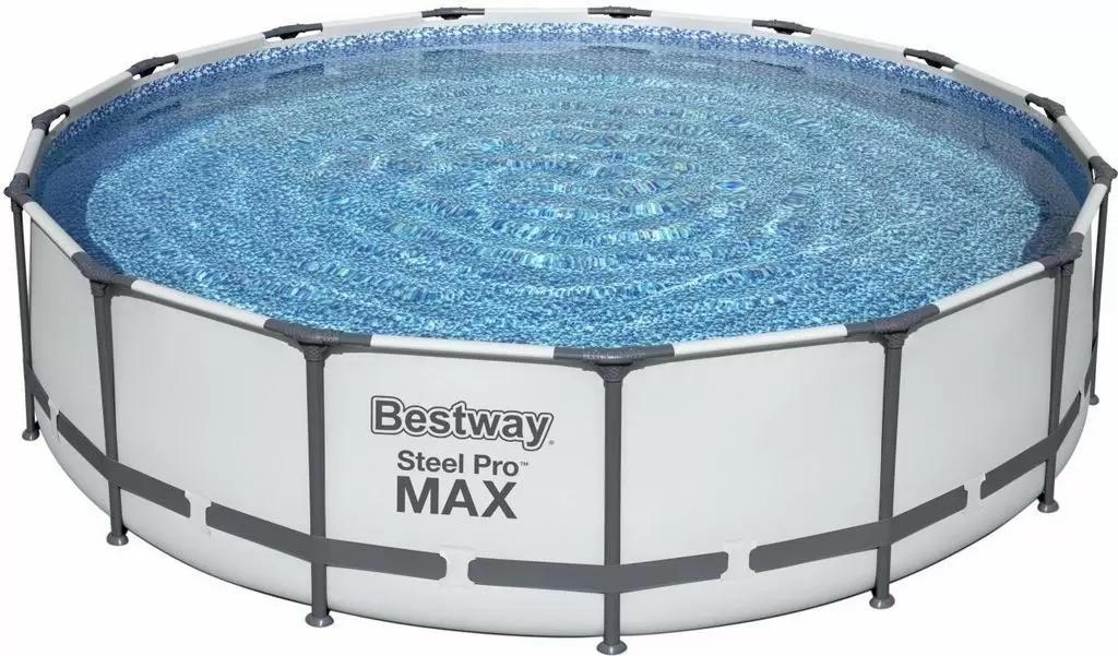 Бассейн Bestway Steel Pro Max, серый