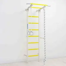 Spalier de gimnastică Romana S1, bej/galben