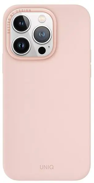 Husă de protecție Uniq Case for iPhone 15 Pro Hybrid Magclik Charging Lino Hue, roz