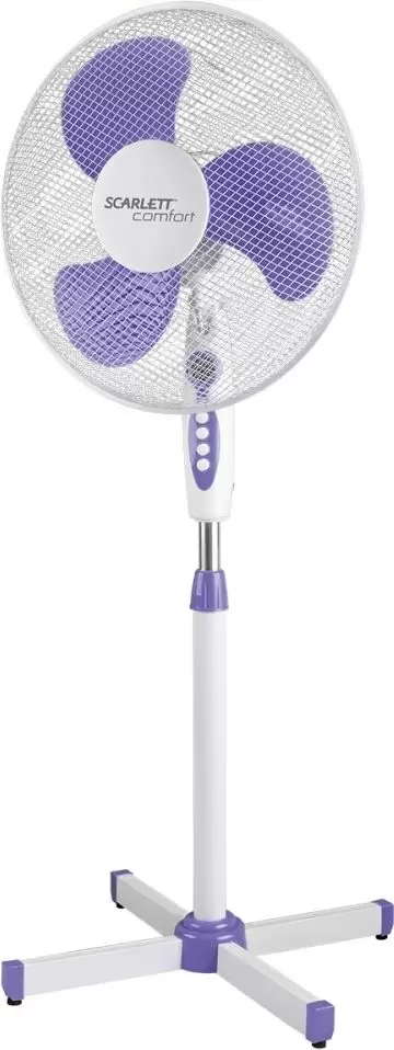 Ventilator Scarlett SC-SF111B10, alb/violet