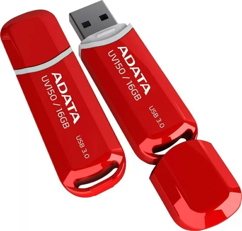 Flash USB A-Data UV150 16GB, roșu