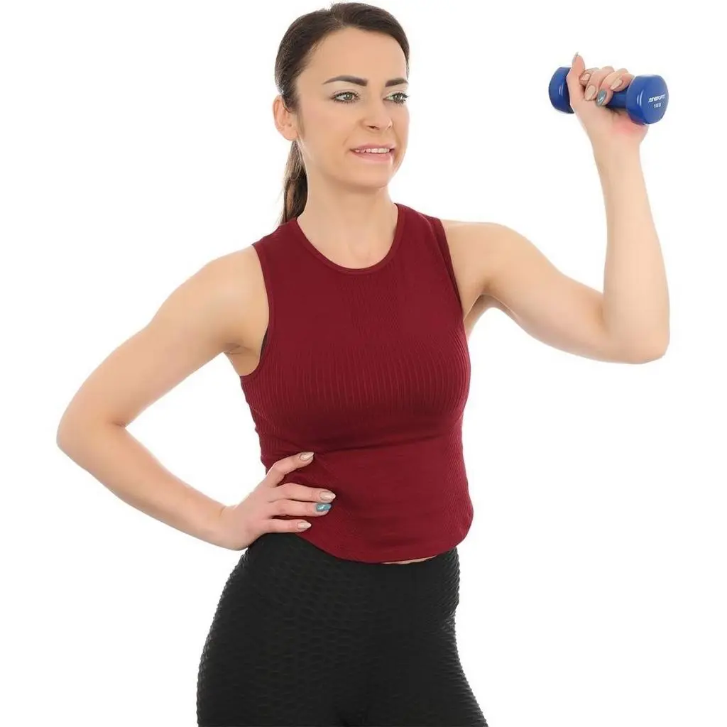 Гантель Enero Vinyl Dumbbell 1кг, синий