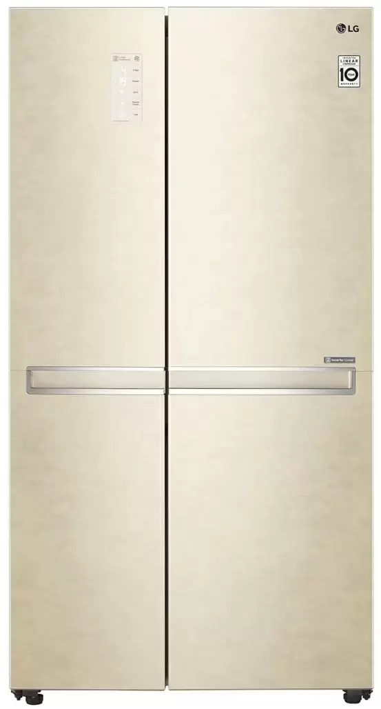 Холодильник LG GC-B247SEDC, бежевый