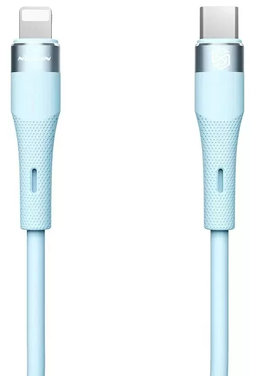 Cablu USB Nillkin Flowspeed Type-C to Lightning 1.2m, albastru