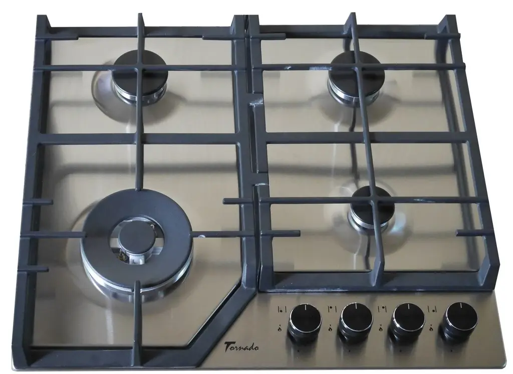 Plită incorporabilă cu gaz Tornado TRCB-1460 IX, inox