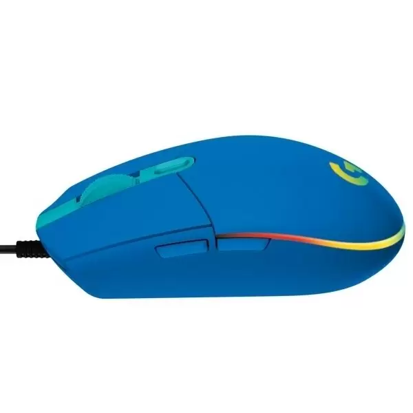 Mouse Logitech G102 Lightsync, albastru