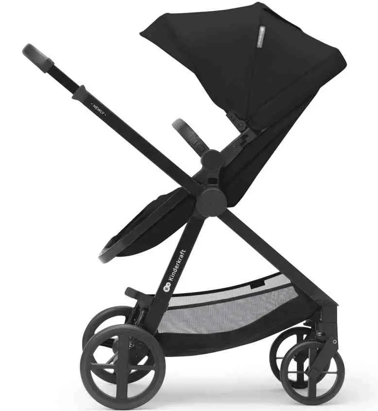 Коляска KinderKraft Newly 3in1 Mink Pro, черный
