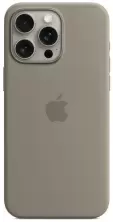 Husă de protecție Apple iPhone 15 Pro Silicone Case with MagSafe, gri
