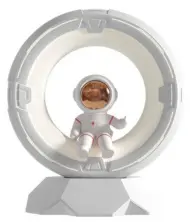 Ночной светильник XO OZ12 Spaceman 1200mAh White, белый