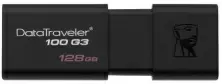 USB-флешка Kingston DataTraveler 100 G3 128ГБ, черный