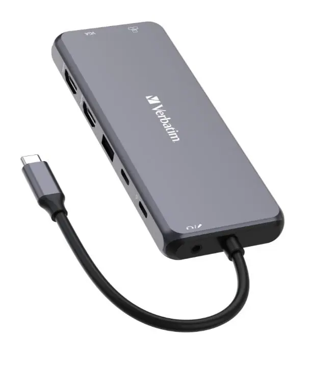 Разветвитель Verbatim 14-in-1 USB-C Pro CMH-14, серый