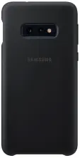 Чехол Samsung Silicone Cover Galaxy S10E, черный на tehnoparc.md Чехол Samsung Silicone Cover Galaxy S10E, черный