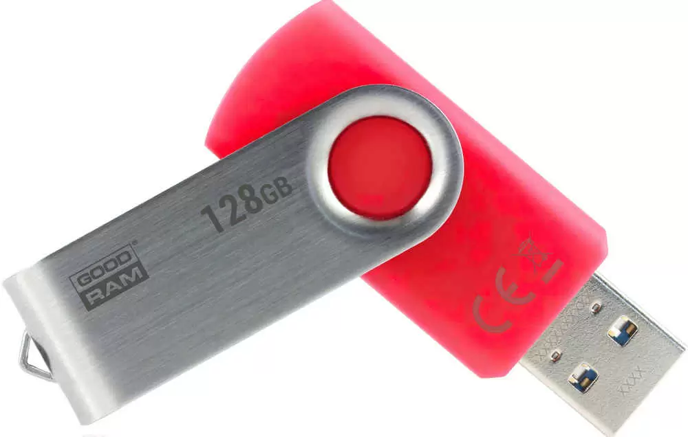 USB-флешка Goodram UTS3 Twister 128ГБ, красный