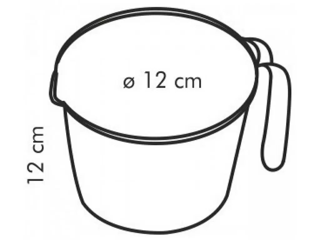 Мерная чаша Tescoma Delicia (630408), прозрачный