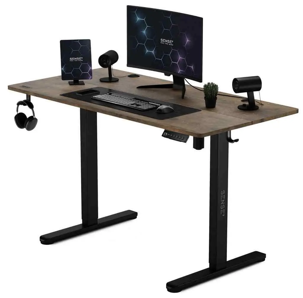 Masă de birou SENSE7 Nojo 120x60, stejar negru