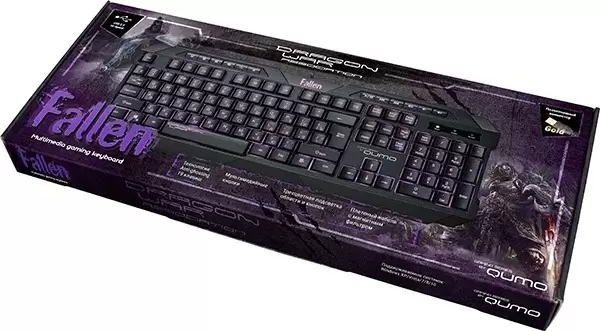 Tastatură Qumo Dragon War Fallen 2, negru