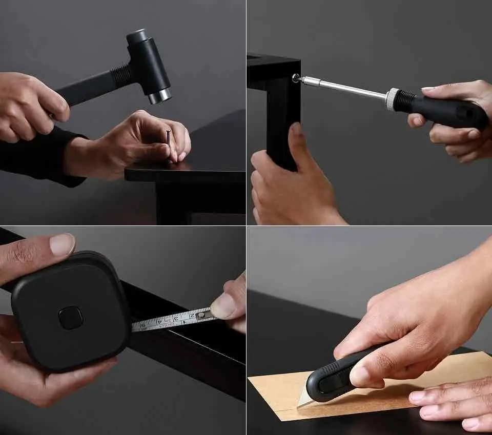Set scule de mână MIIIW MWTK01, negru