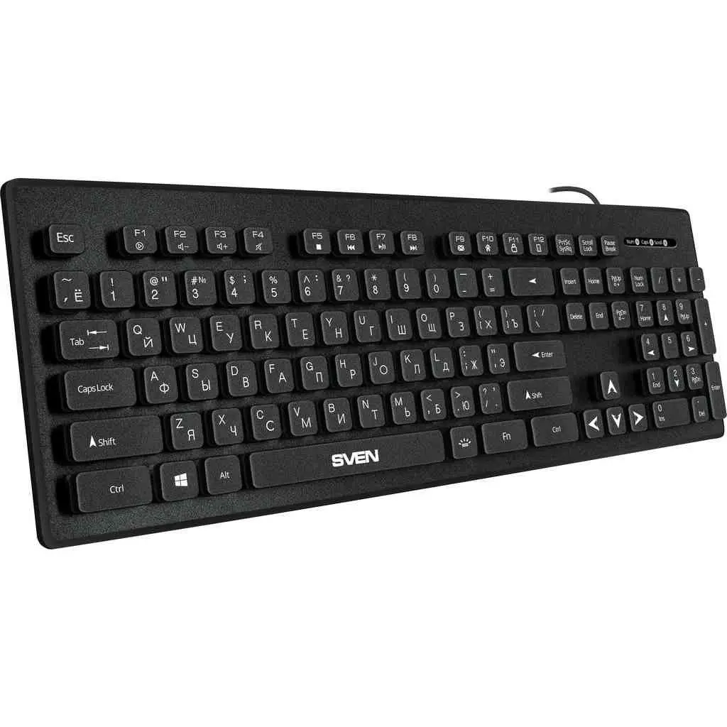 Клавиатура Sven KB-C7500EL, черный