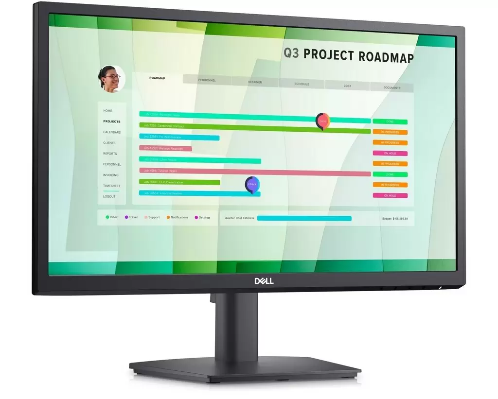 Monitor Dell E2223HN, negru