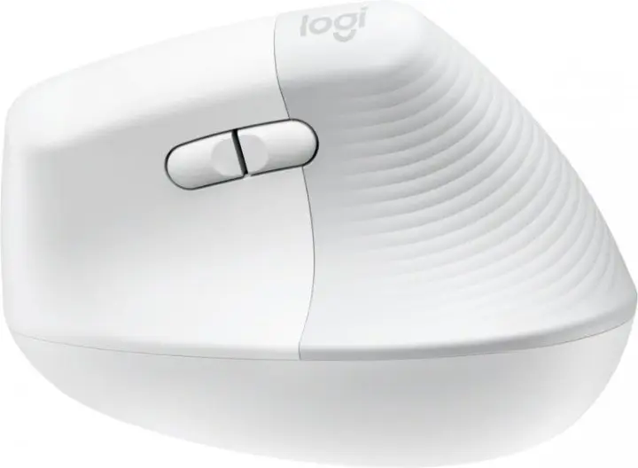 Mouse Logitech Lift Vertical, alb