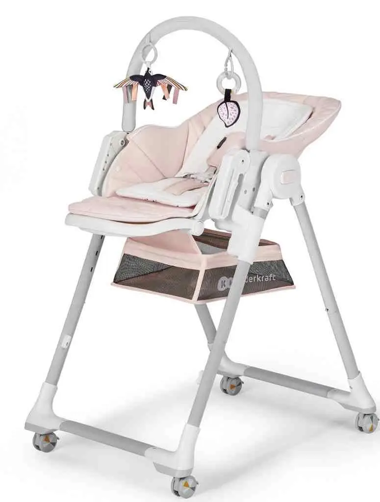 Scaun de masă KinderKraft Lastree, roz