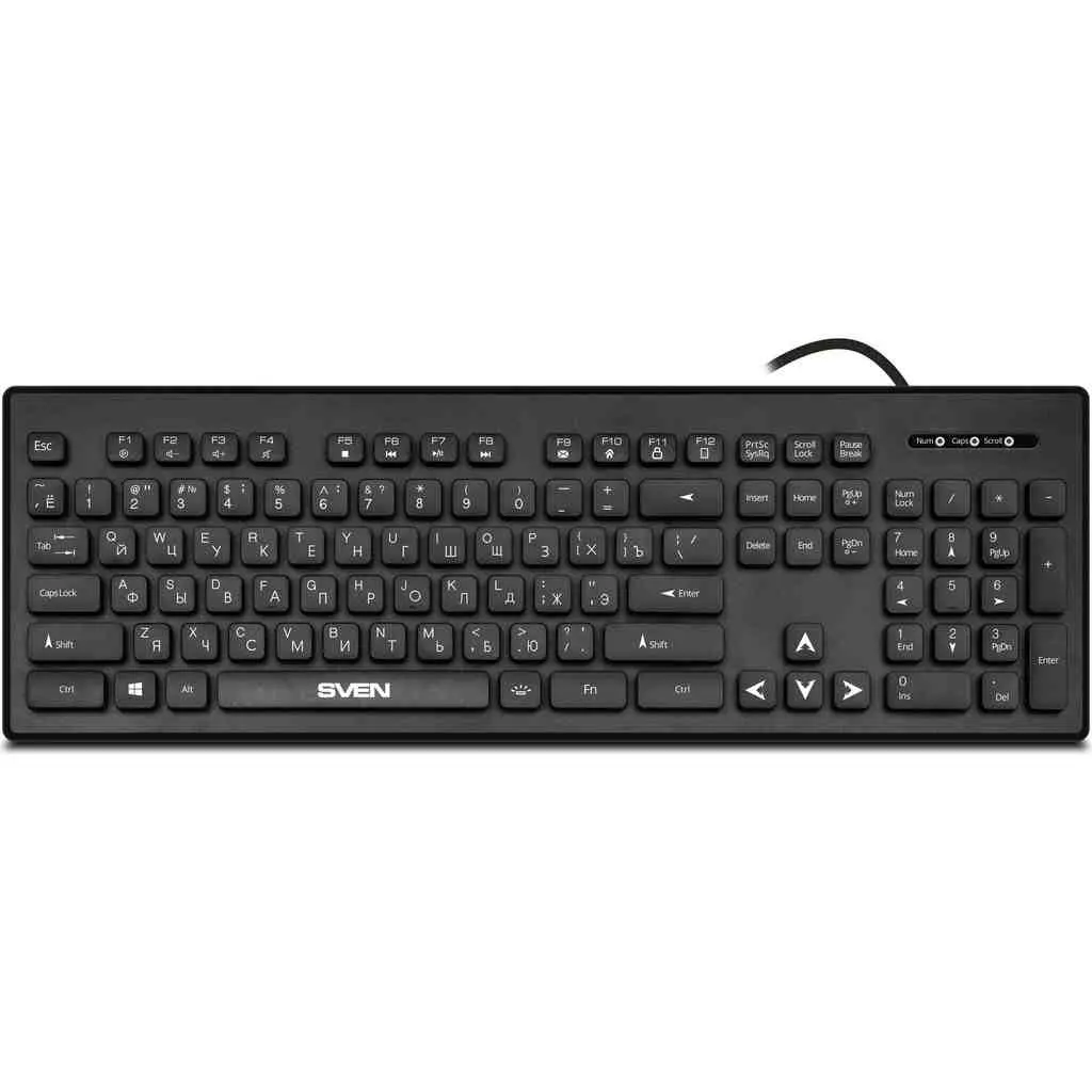Клавиатура Sven KB-C7500EL, черный