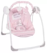 Leagăn pentru bebeluși Kikka Boo Felice Rabbit, roz