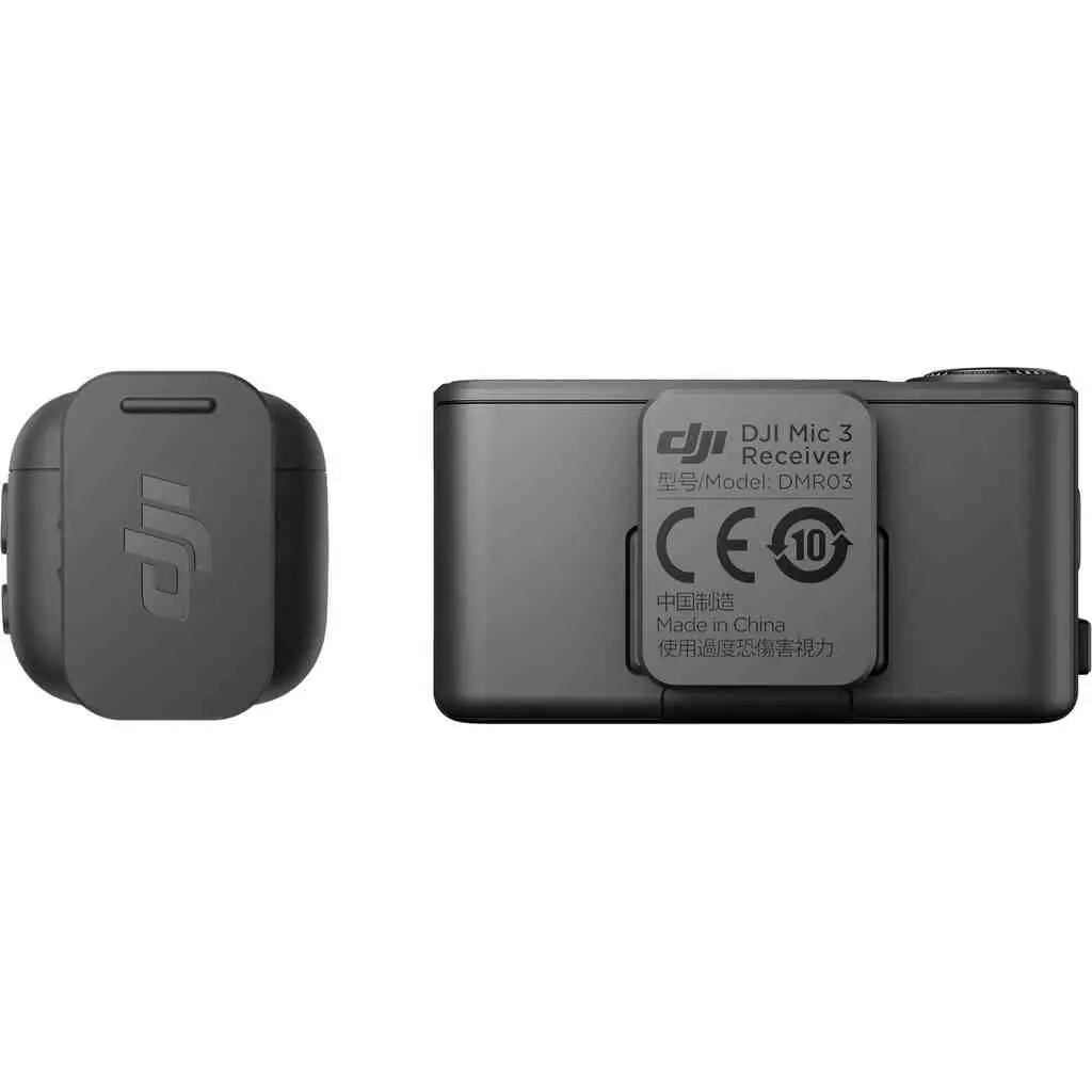 Microfon DJI Mic 3 (1 TX + 1 RX), negru