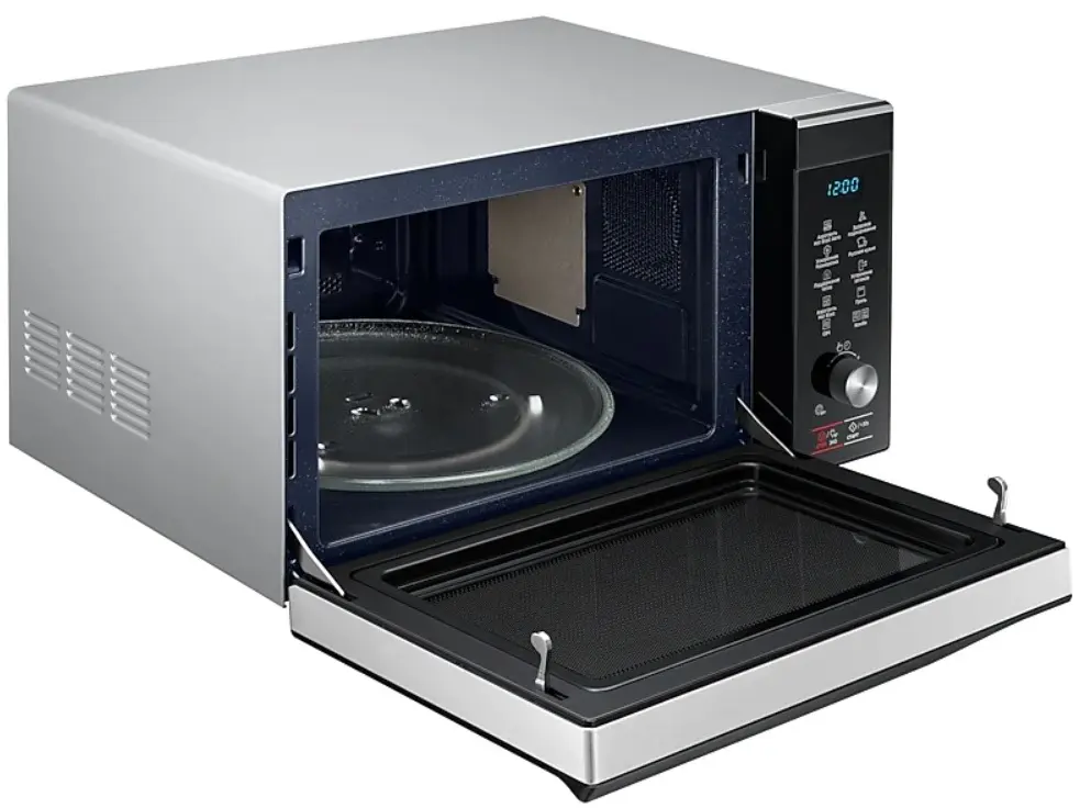 Cuptor cu microunde Samsung MC32K7055CT/BW, argintiu/negru pe tehnoparc.md Cuptor cu microunde Samsung MC32K7055CT/BW, argintiu/negru
