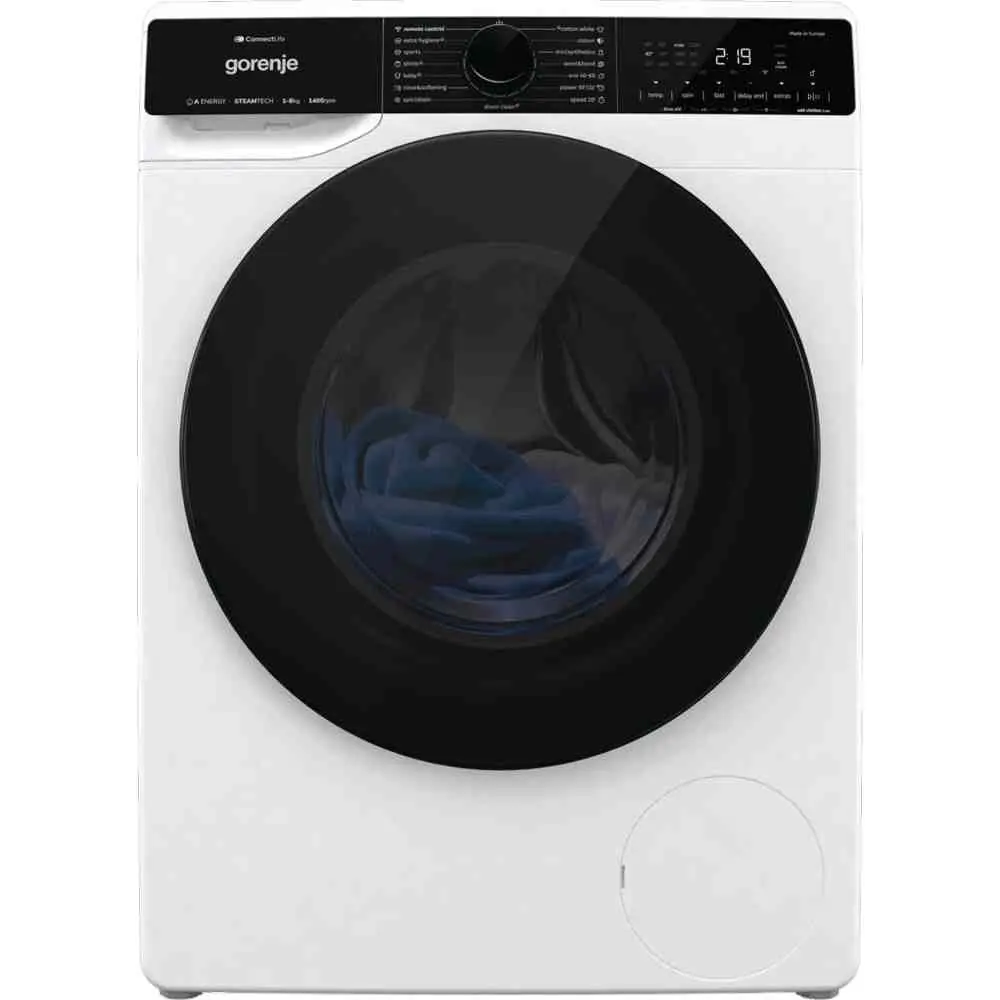 Maşină de spălat rufe Gorenje WPNA84A2TSWIFI, alb