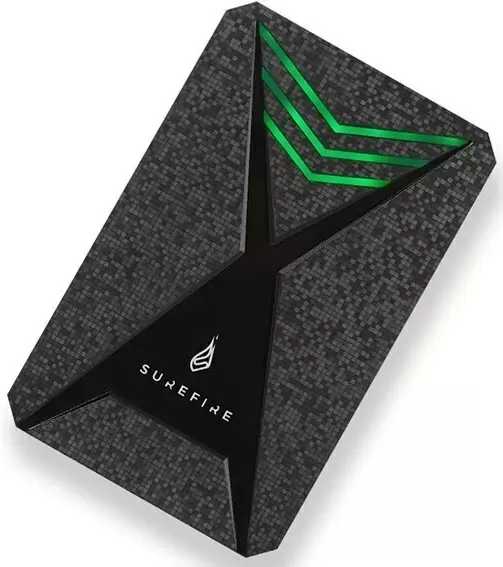 Внешний жесткий диск Verbatim Surefire GX3 Gaming 2.5" 2.0ТБ, черный/зеленый