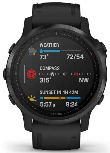 Smartwatch Garmin Fenix 6S Pro, negru