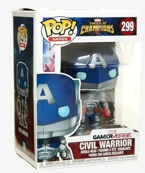 Фигурка героя Funko Pop Marvel Contest of Champions: Civil Warrior