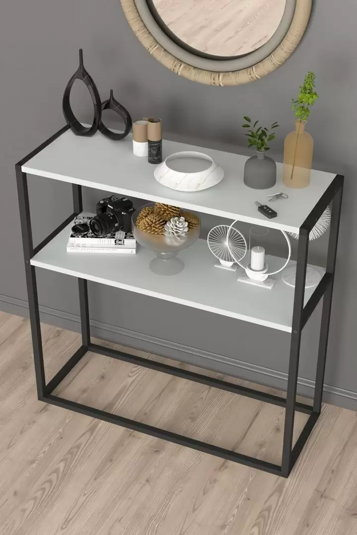 Консольный стол Fabulous Metal Dressuar, белый/черный